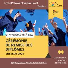 remise des diplômes