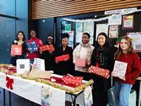 Photo de l'action "boites solidaires"