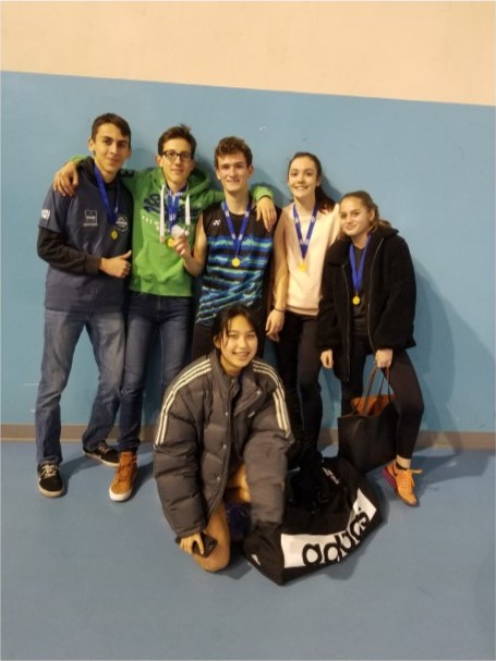 Équipe de badminton du lycée Václav Havel