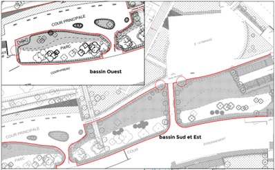 plan de la cour